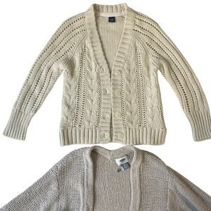 Baby Gap 4T | Okd Navy 5T Cardigans Toddler Girl Long Sleeve Bundle of 2 Beige